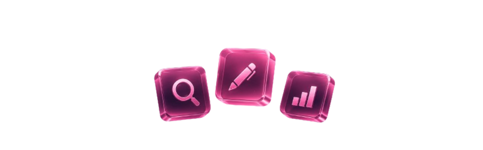 Content marketing services icons